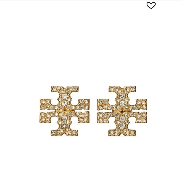 Tory Burch  KIRA PAVÉ STUD EARRING - Picture 1 of 5